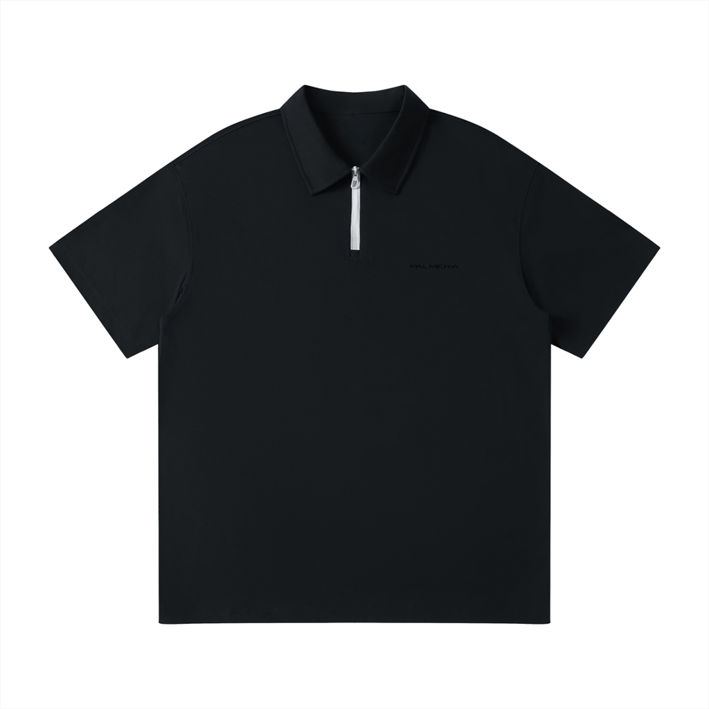 Unisex Quarter-Zip Polo Shirt