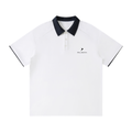 Contrast Collar Raglan Polo Shirt