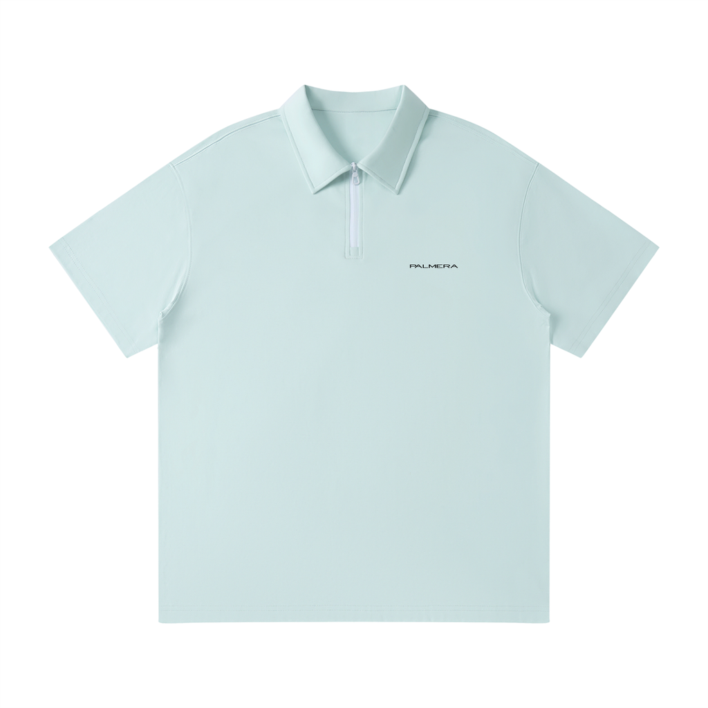 Unisex Quarter-Zip Polo Shirt