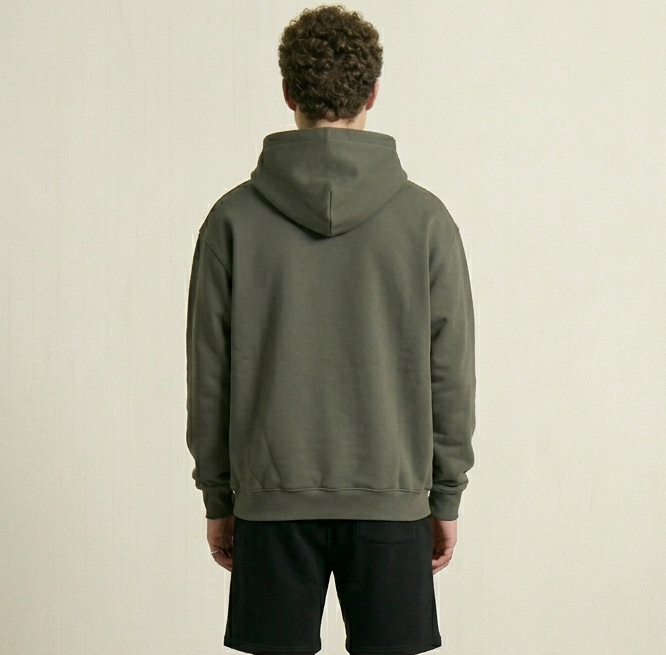 Fleeced Boxy Hoodie