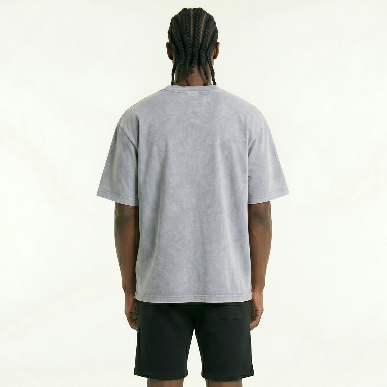 Mineral Wash Boxy Cotton T-Shirt