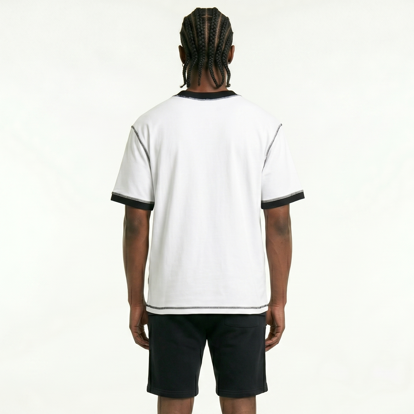 Contrast-Stitched Cotton T-Shirt