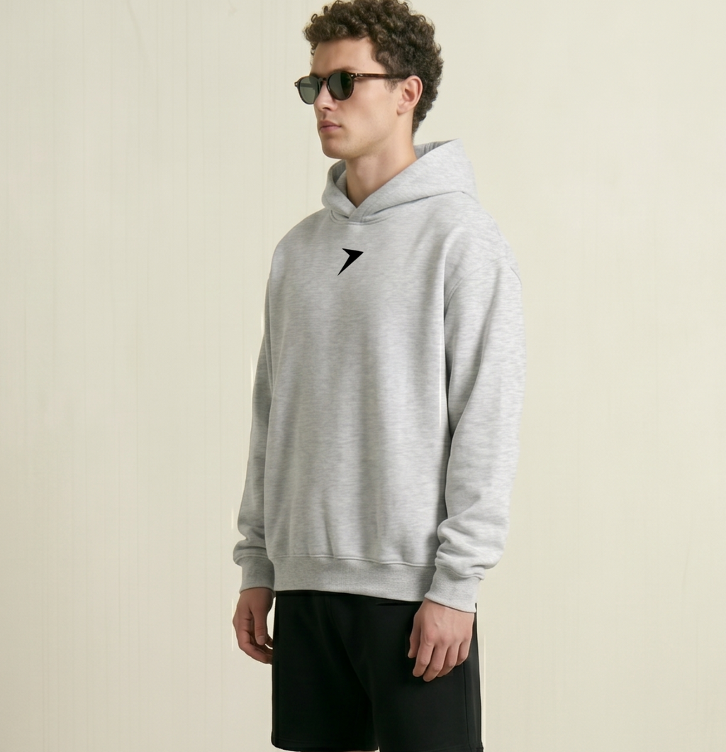 Fleeced Boxy Hoodie