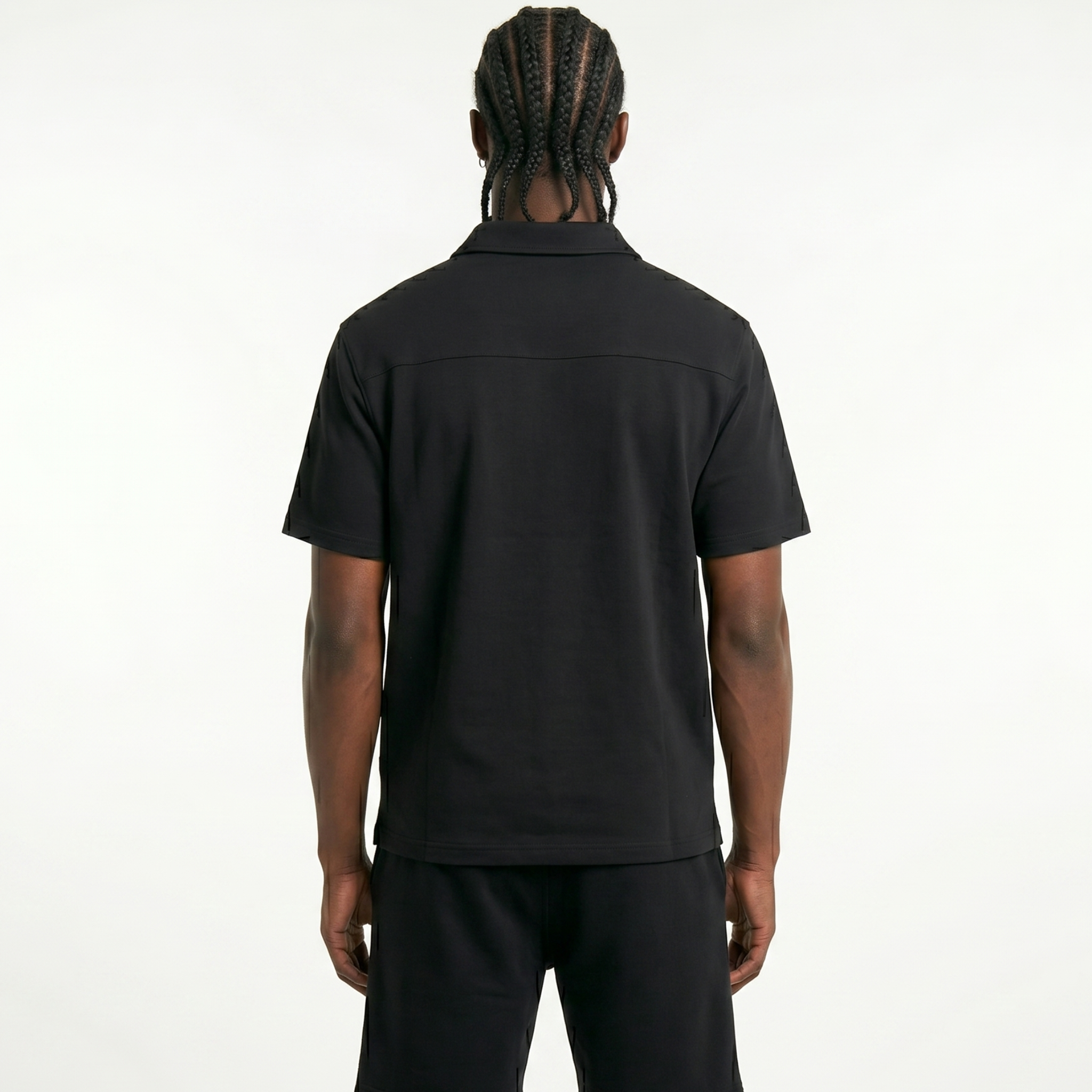Unisex Quarter-Zip Polo Shirt