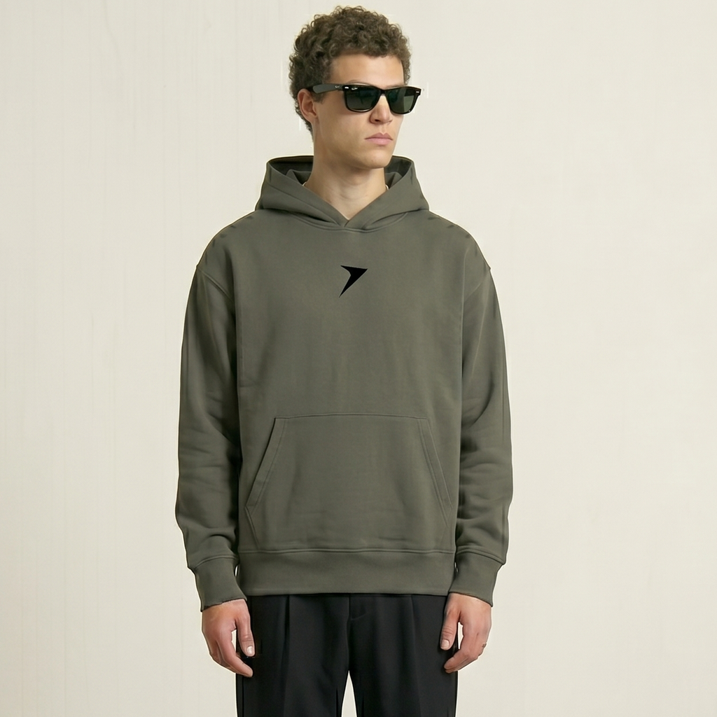 Fleeced Boxy Hoodie